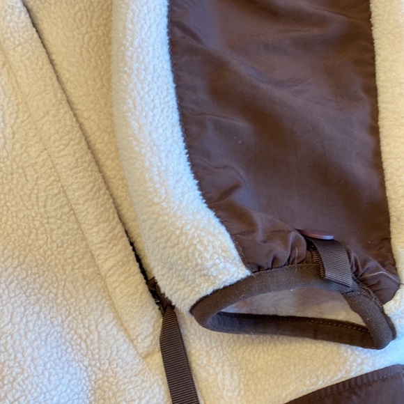 The north face polartec pink and brown jacket. Size large. - Picture 3 of 6